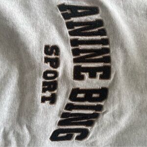 Anine Bing Sport Gray Sweatshirt